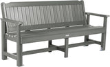 Sequoia Professional CM-BENSQ62-CGE Commercial Grade Exeter 6 Foot Garden Bench, Coastal Teak - Photo 1
