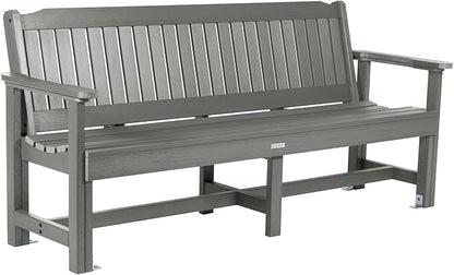 Sequoia Professional CM-BENSQ62-CGE Commercial Grade Exeter 6 Foot Garden Bench, Coastal Teak
