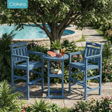 Ciokea 3-Pcs Bistro Table and Chairs - Photo 2