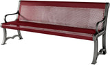 COATEDOUTDOORFURNITURE Coated Outdoor Furniture Heavy-Duty Outdoor Bench Thermoplastic Coated, Punched Steel - Photo 1