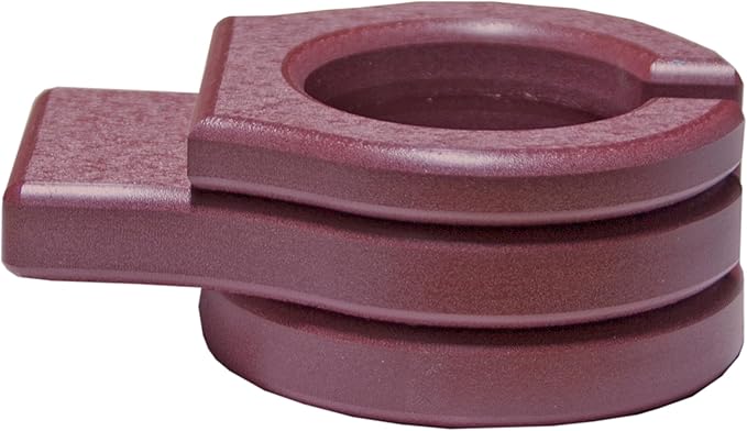 LuxCraft Adirondack Chair Cup Holder Attachment for Outdoor Lounge Furniture, Stationary Drink Holder for Swings, Gliders, Bench, Deck or Camping Chair - Amish Made in America (Cherrywood)