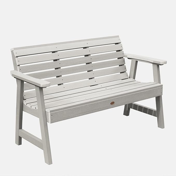 Highwood Weatherly Garden Bench, 5ft, Harbor Gray