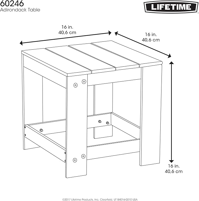 Lifetime 60246 Adirondack Table