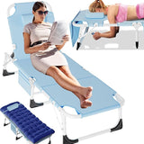 Slsy Folding Chaise Patio Lounge Chairs, Outdoor Reclining Patio Chairs - Photo 1
