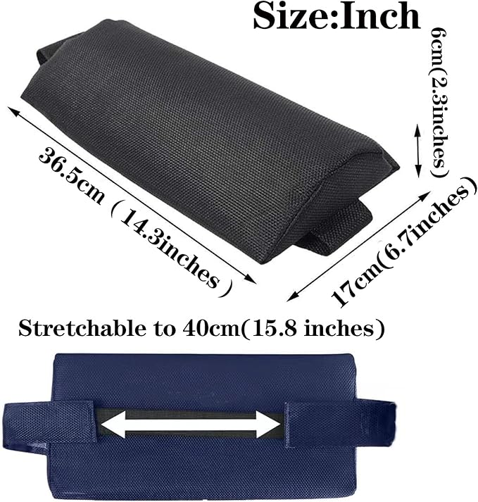 Zero Gravity Chair Set of 2 Replacement Pillow Headrest with Elastic Band, Universal Soft Removable Padded Cushion Head Pillow for Zero Gravity Lounge Chair, Folding Patio Lawn Recliner Chairs, Blue