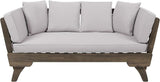 Christopher Knight Home Gary Patio Convertible Couch, Wooden Outdoor Daybed - Photo 5