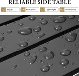 Crestlive Products Aluminum Outdoor Side Table Set of 2 - Photo 5