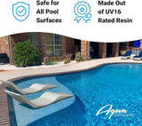 Aqua Outdoors - in-Pool Chaise Lounger - Inside Pool & Sun Shelf Lounge Chair - Designed for Water Depths Up to 9” - Photo 8