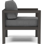 Homestyles Grayton Outdoor Aluminum Lounge Chair, Gray - Photo 5