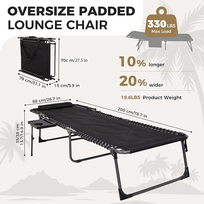 KingCamp Oversize Lounge Chair Outdoor - Photo 2