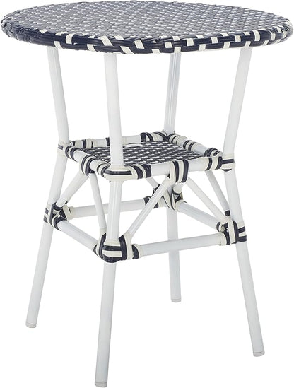 SAFAVIEH Outdoor Collection California Navy/Navy Bistro Table (Fully Assembled)