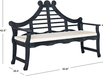 SAFAVIEH PAT6741A Outdoor Collection Azusa Bench