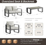 CHITA Outdoor Furniture Set 4 Piece - Photo 6