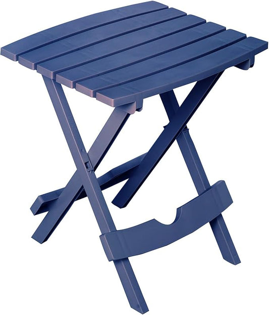 Adams Manufacturing 8510-36-3700 Quick-Fold Side Table, Patriotic Blue
