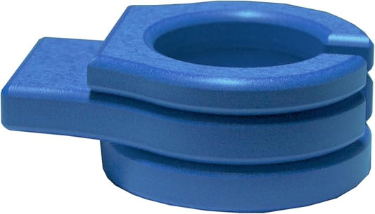 LuxCraft Adirondack Chair Cup Holder Attachment for Outdoor Lounge Furniture, Stationary Drink Holder for Swings, Gliders, Bench, Deck or Camping Chair - Amish Made in America (Blue)