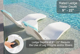 Tenjam Laylo in Pool Lounge Chairs for Sun Shelf Set of Two - Photo 5