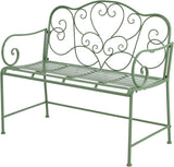 Christopher Knight Home Layon Iron Outdoor Bench, Patio Loveseat for 2 People - Photo 8