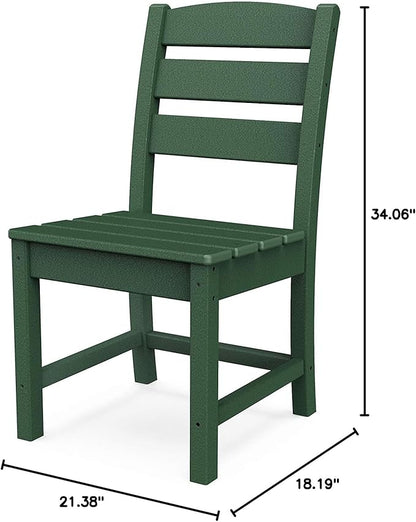 Polywood® Lakeside Dining Side Chair in Green
