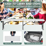 PayLessHere Portable 6 FT Plastic Folding Bench for Outdoor Use - Photo 5