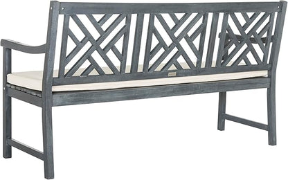 Safavieh PAT6738A Outdoor Collection Bradbury 3 Seat Bench