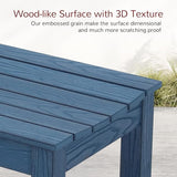 Stoog Outdoor Benches Set of 2, 2-Person Patio Dining Bench, Waterproof HIPS Backless Outdoor Bench, Never Rot or Fade - Photo 8