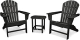 POLYWOOD South Beach 3-Piece Adirondack Chair Set with Side Table - Photo 1
