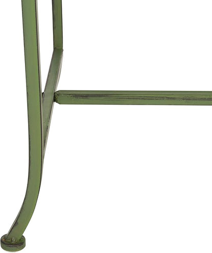 Safavieh Outdoor Collection Jovanna Antique Green 2 Seat Bench