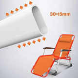 Outdoor Patio Chairs Heavy Duty Sun Lounger Chair Foldable Zero Gravity - Photo 3