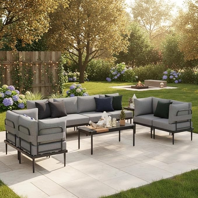Sundale Outdoor 9 Pieces Patio Furniture Set - Photo 8