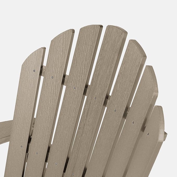 Highwood Hamilton Made in The USA Folding and Reclining Adirondack Chair, Adult Size, Woodland Brown