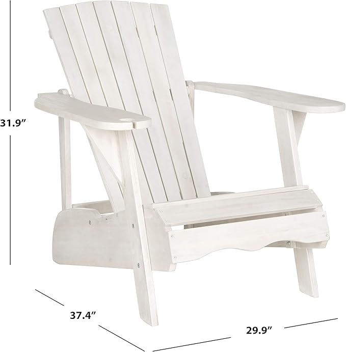 SAFAVIEH Outdoor Collection Vista Adirondack Chair