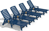 Domi Outdoor Chaise Lounge Chairs Set of 4 - Photo 9