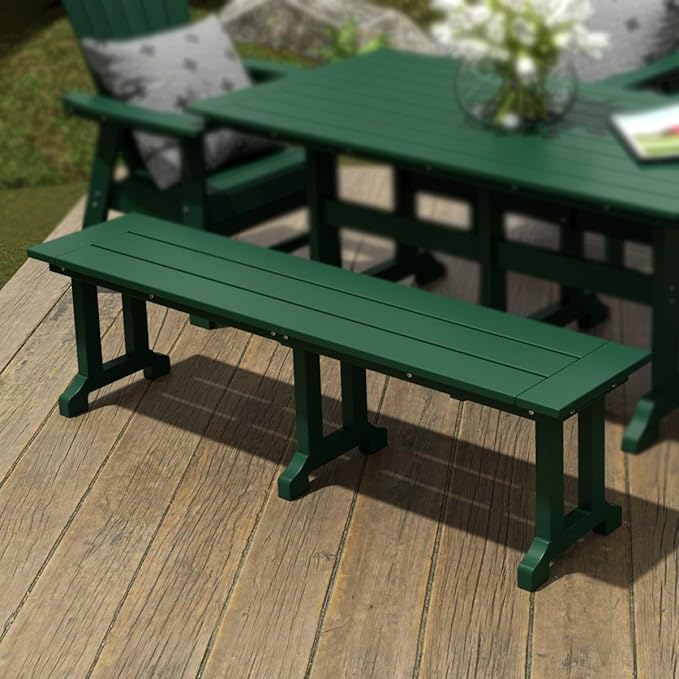 WestinTrends Malibu 65" Outdoor Dining Bench - Photo 1