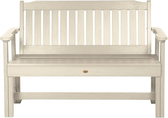 Sequoia Professional CM-BENSQ42-WAE Commercial Grade Exeter 4 Foot Garden Bench, Whitewash - Photo 4