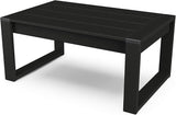 POLYWOOD® Edge Coffee Table, Black