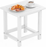 YEFU Outdoor Side Table for Patio: 16" HIPS Weather - Resistant Adirondack Tables - Waterproof Small Square End Tables - Photo 1