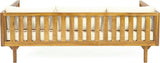 Christopher Knight Home Claremont Outdoor 3 Seater Acacia Wood Daybed with Fabric Water Resistant and Removable Cushions - Photo 10