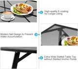 AECOJOY Outdoor Patio Dinning Table for 6 - Photo 4