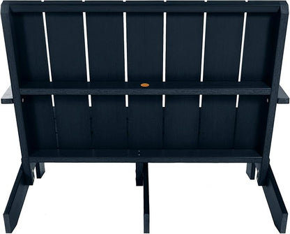 highwood Italica Modern Outdoor Adirondack Loveseat, Adult, Federal Blue