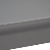 Christopher Knight Home Cape Coral Outdoor Aluminum Coffee Table with Tempered Glass Table Top, Grey - Photo 4