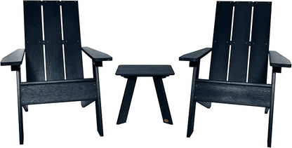 Highwood Italica Modern Adirondack 3pc Set, OneSize, Federal Blue