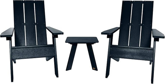 Highwood Italica Modern Adirondack 3pc Set, OneSize, Federal Blue