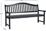 SAFAVIEH Outdoor Collection Mischa Natural Brown Bench - Photo 10