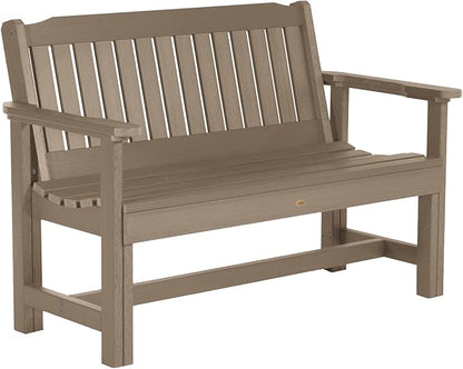 Sequoia Professional Commercial Grade Exeter Garden Bench, 4ft, Woodland Brown