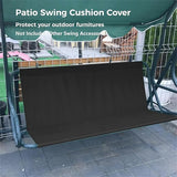 ASkinds Patio Porch Swing Seat Cover, 2/3 Seater Bench Swing Cushion Replacement Covers - Photo 2
