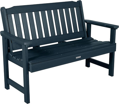 highwood Lehigh Garden Bench, 4 Feet, Federal Blue