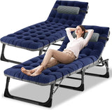 DoCred Folding Lounge Chair with Mattress - Photo 1