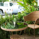Dulles Glass 24 inch Round Glass Table Top - Tempered - 3/8" Thick Glass Surface, Safe Flat Polished - Photo 2