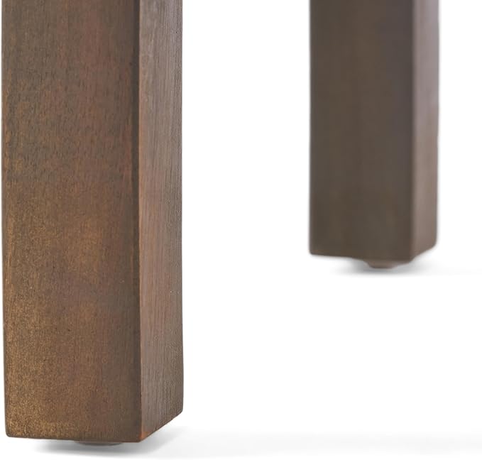 Christopher Knight Home Sadie Outdoor Acacia Wood Accent Table, Gray Finish