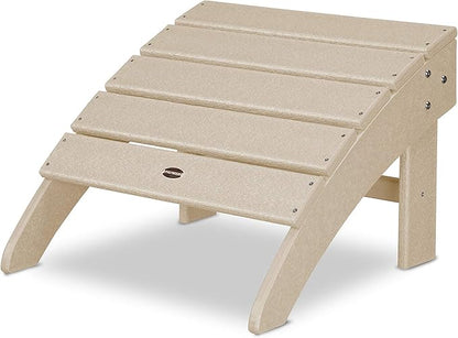 POLYWOOD® Palm Coast Ottoman, Sand